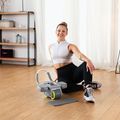 Automatic abdominal muscle exercise wheel with display HMS KA08 grey 7