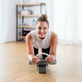 Automatic abdominal muscle exercise wheel with display HMS KA08 grey 8