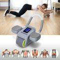 Automatic abdominal muscle exercise wheel with display HMS KA08 grey 15