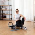 Automatic abdominal muscle exercise wheel with support HMS KA10 black 12