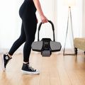 Automatic abdominal muscle exercise wheel with support HMS KA10 black 17