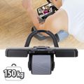 Automatic abdominal muscle exercise wheel with support HMS KA10 black 20