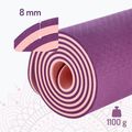 Yoga mat HMS YM10 8 mm violet 4