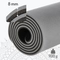 Yoga mat HMS YM10 gray 3