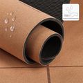 Yoga mat HMS YM11 6 mm cork 5