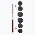 HMS barbell set with interchangeable weights Sgc30 black-red 17-57-031 7