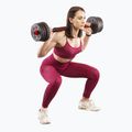 HMS SGP40 40kg black/red dumbbell set with barbell connection 6