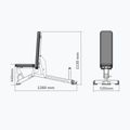 Adjustable training bench HMS L1237 Semi Commercial 5