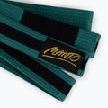 Children's Brazilian jiu-jitsu belt MANTO Tag green with black bar MNA867 3