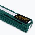 Children's Brazilian jiu-jitsu belt MANTO Tag green with white bar MNA867 2