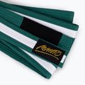 Children's Brazilian jiu-jitsu belt MANTO Tag green with white bar MNA867 3