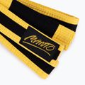 Children's Brazilian jiu-jitsu belt MANTO Tag yellow with black bar MNA867 2