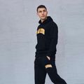 Men's MANTO Varsity hoodie black MNH479_BLK/YEL 4