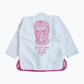 GI for Brazilian jiu-jitsu men's MANTO Balaclava white MNG982_WHT/PIN 2