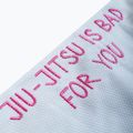 GI for Brazilian jiu-jitsu men's MANTO Balaclava white MNG982_WHT/PIN 5