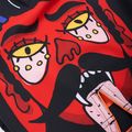 MANTO Diablo men's training shorts black-orange MNS507_BLK 6