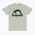 Men's T-shirt MANTO Vibe 25 light grey/dark green