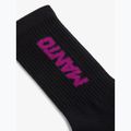 Socks MANTO Logotype black/purple 2