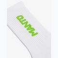Socks MANTO Logotype white/green 2