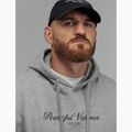 Men's sweatshirt MANTO Peaceful Violence Hoody grey 3