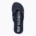 Kubota Classic flip-flops navy blue KJC02 6