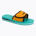 Kubota Turquoise-orange Velcro flip-flops KKRZ64