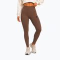 Women's training leggings Octagon Legion Ribber brown
