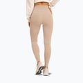 Women's training leggings Octagon Legion Ribber beige 3