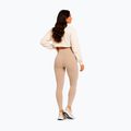 Women's training leggings Octagon Legion Ribber beige 7