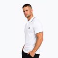 Men's polo shirt Octagon Legion Tipped Small Logo 3D Polo white 3