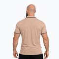 Men's polo shirt Octagon Legion Tipped Small Logo 3D Polo beige 2