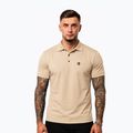 Men's polo shirt Octagon Legion Small Logo 3D Polo beige