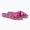 Women's slides AQUA-SPEED Panama pink/grey 4