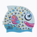 AQUA-SPEED swimming cap Zoo Fish 02 white-blue 115