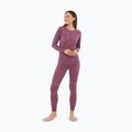 Women's thermal underwear set Viking Lan Pro claret/light pink 4