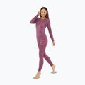 Women's thermal underwear set Viking Lan Pro claret/light pink 5