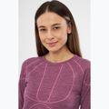 Women's thermal active sweatshirt Viking Lan Pro claret/light pink 4