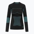 Women's thermal underwear set Viking Ilsa black/turquoise 2