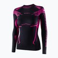 Women's Brubeck Dry thermal top black/fuchsia 3