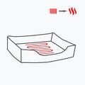 Glovii GPETB grey heated pet bed 7