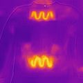 Glovii GJ1C heated sweatshirt green 11