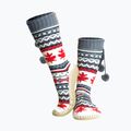 Glovii GOB white/red/grey heated slippers with socks 9