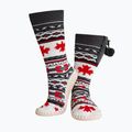 Glovii GQ4 white/red/grey heated slippers with socks 3