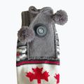 Glovii GQ4 white/red/grey heated slippers with socks 4