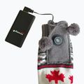 Glovii GQ4 white/red/grey heated slippers with socks 5