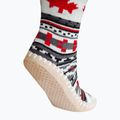 Glovii GQ4 white/red/grey heated slippers with socks 5