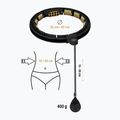 Hula hop with weight and counter HMS HHM13 black/gold 2