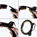 Hula hop with weight and counter HMS HHM13 black/gold 10