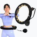 Hula hop with weight and counter HMS HHM13 black/gold 11