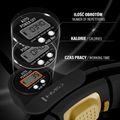 Hula hop with weight and counter HMS HHM13 black/gold 17